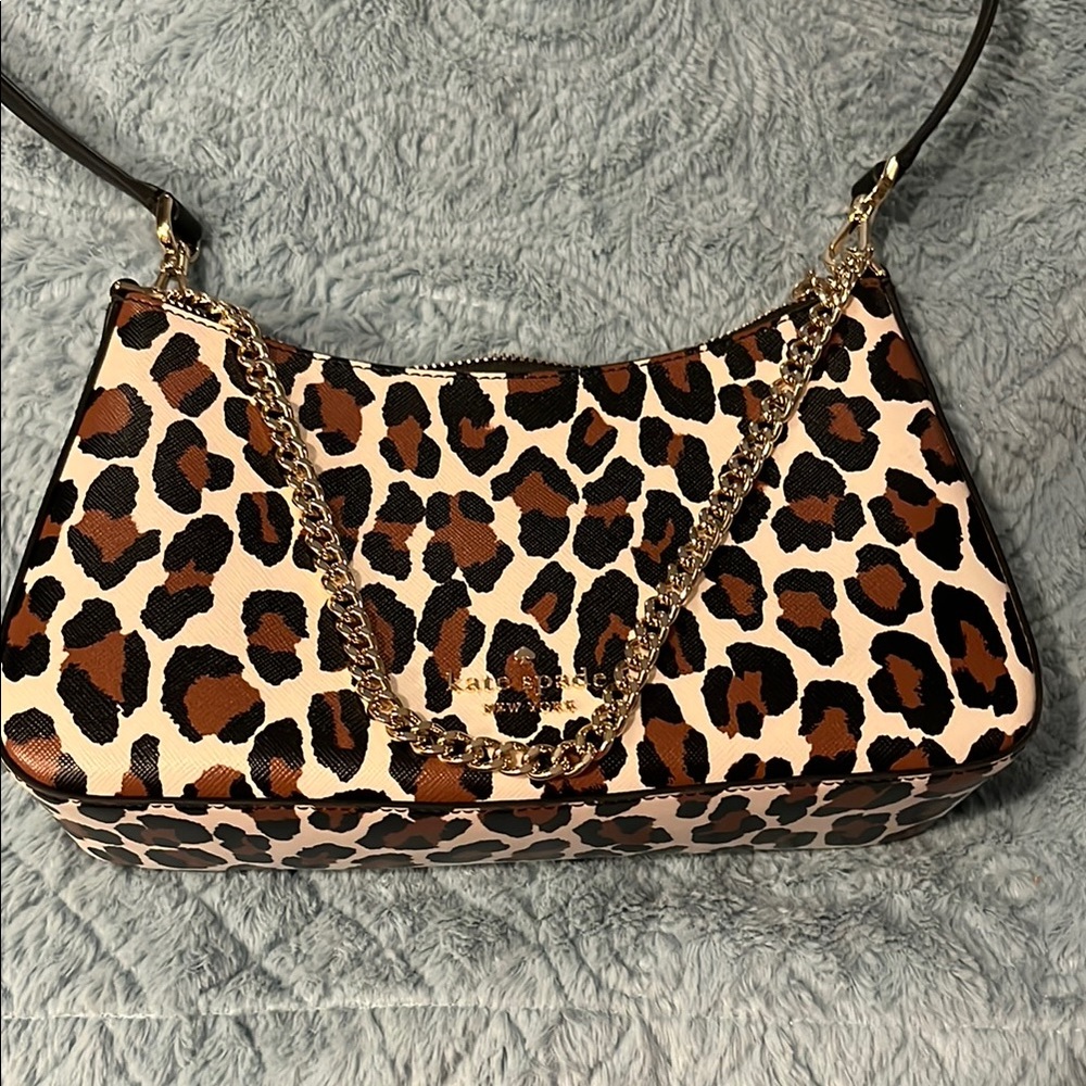 Kate Spade Leopard Print Shoulder Bag